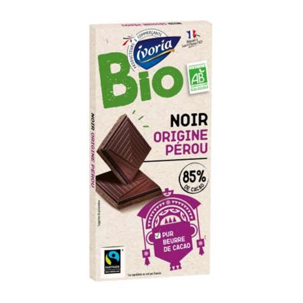 Ivoria BIO hořká čokoláda 85% z Peru