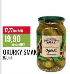 OKURKY SMAK 870ml 