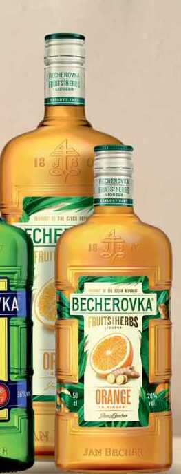 BECHEROVKA FRUITS HERBS ORANGE 1L