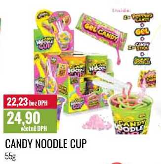 CANDY NOODLE CUP 55g
