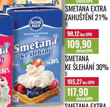 SMETANA KE ŠLEHÁNÍ 30% 1l