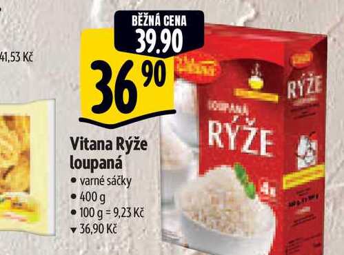  Vitana Rýže loupaná varné sáčky 400 g 