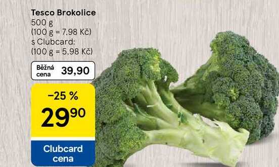 Tesco Brokolice, 500 g