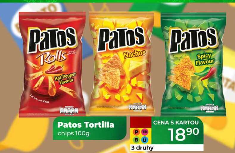 Patos Tortilla chips 100g  