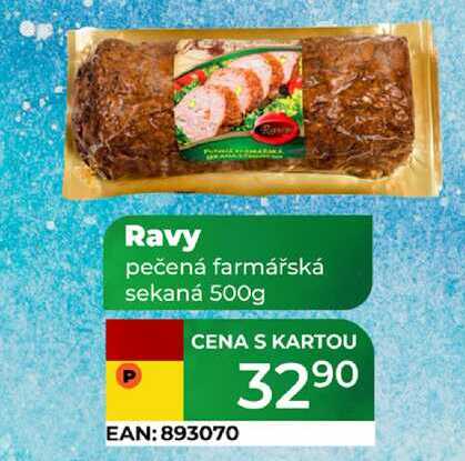 Ravy pečená farmářská sekaná 500g  