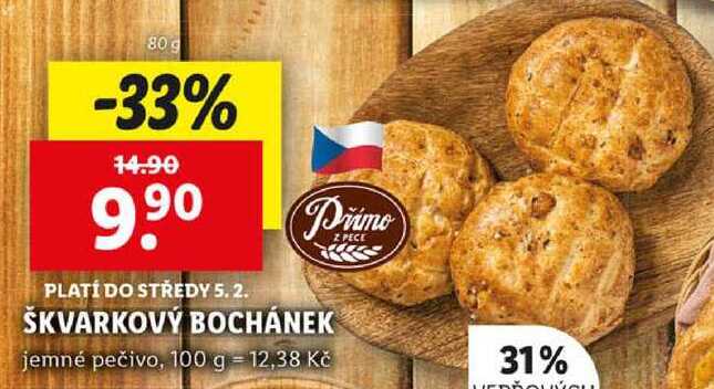 ŠKVARKOVÝ BOCHÁNEK, 80 g