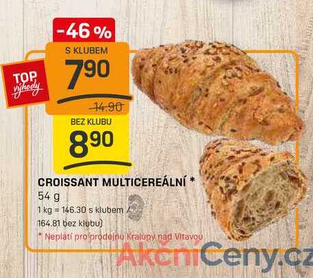 CROISSANT MULTICEREÁLNÍ 54 g 