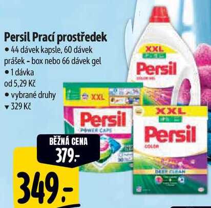 Persil Prací prostředek, 44 dávek kapsle, 60 dávek prášek - box nebo 66 dávek gel 