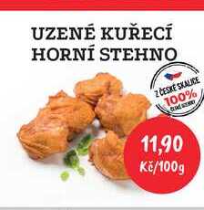 UZENÉ KUŘECÍ HORNÍ STEHNO 100g 