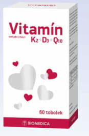 Vitamín K 2 + D3 + Q10 60 tobolek