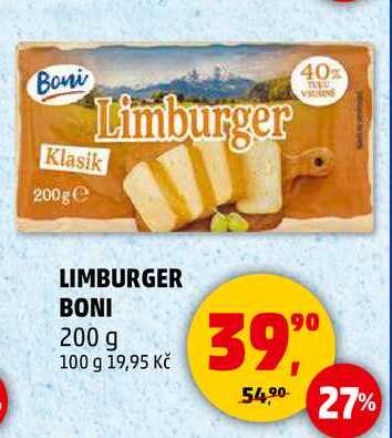 LIMBURGER BONI, 200 g