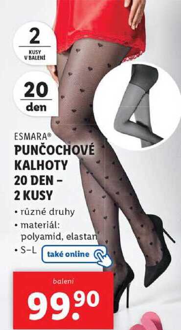 PUNČOCHOVÉ KALHOTY 20 DEN - 2 KUSY 