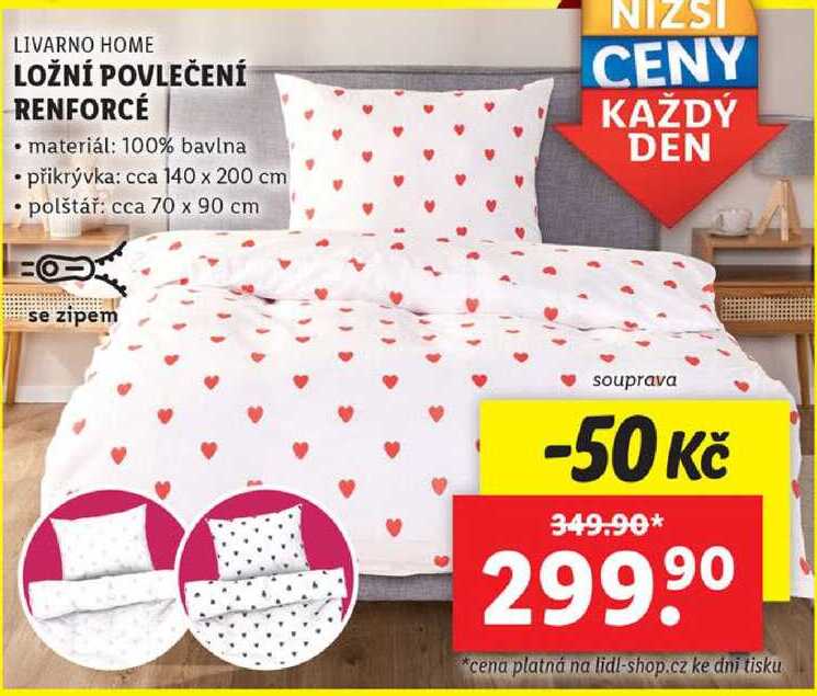 LOŽNÍ POVLEČENÍ RENFORCÉ  
