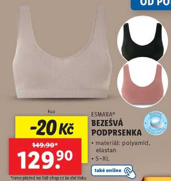 BEZEŠVÁ PODPRSENKA