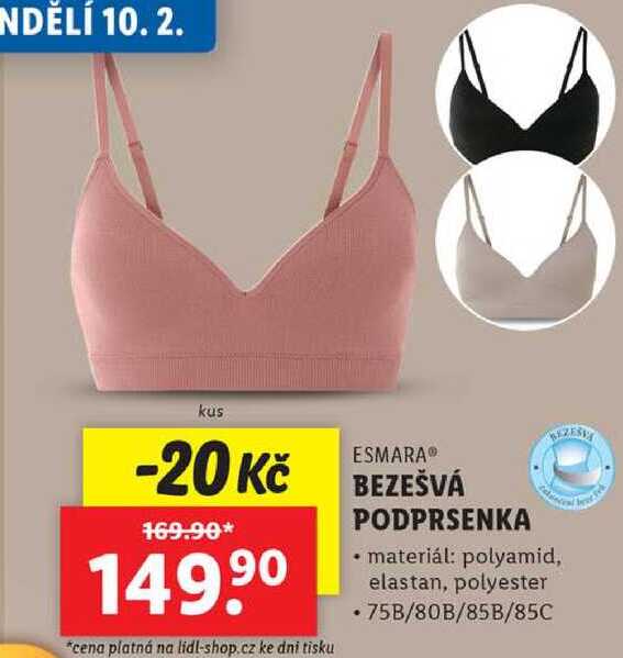 BEZEŠVÁ PODPRSENKA 