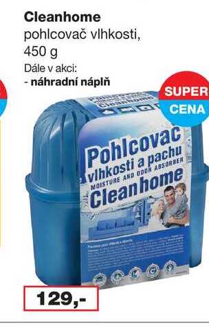 Cleanhome pohlcovač vlhkosti, 450 g 