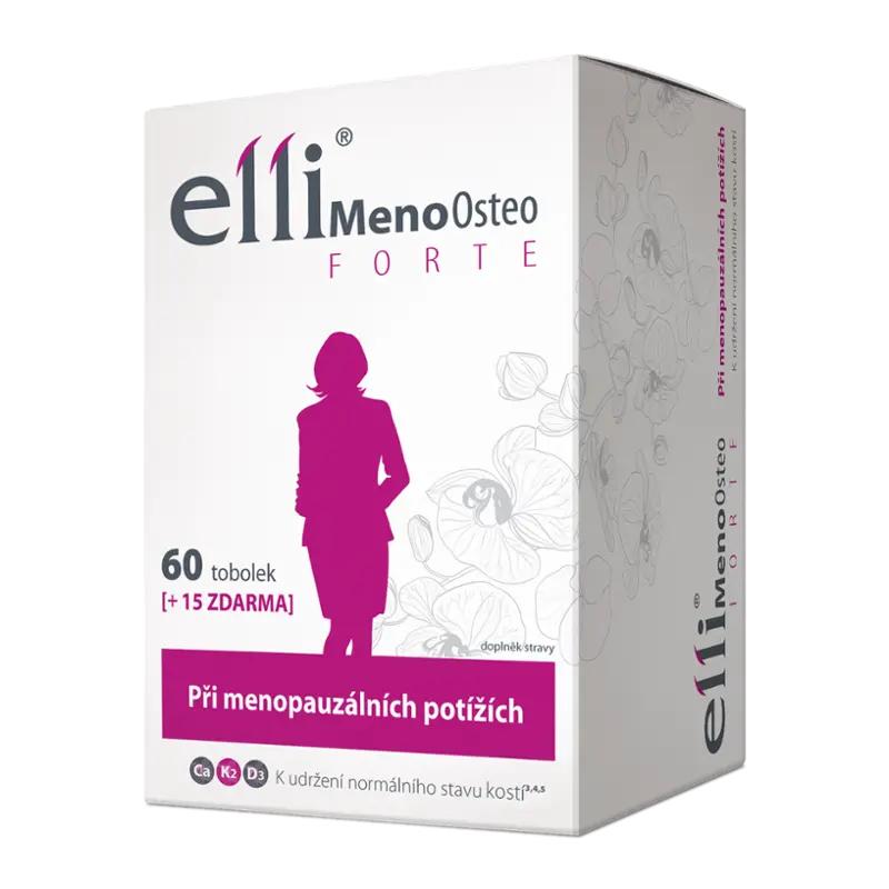 Elli MenoOsteo Forte, doplněk stravy, 75 ks