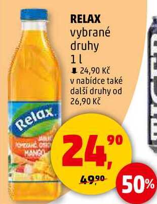 RELAX vybrané druhy, 1 l 