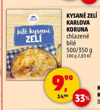 KYSANÉ ZELÍ KARLOVA KORUNA, 500 g