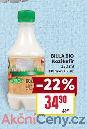 BILLA BIO Kozí kefír 330 ml