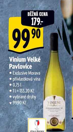  Vinium Velké Pavlovice  0,75 l