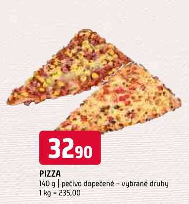 Pizza 140 g pečivo dopečené vybrané druhy 