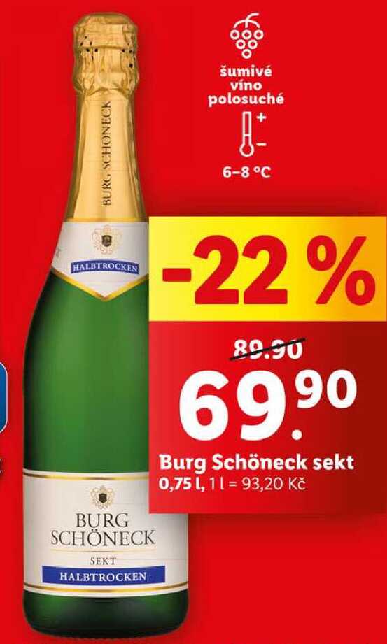 Burg Schöneck sekt, 0,75 l
