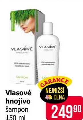 Vlasové hnojivo šampon 150 ml