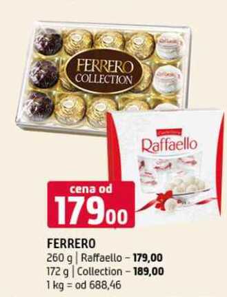 Ferrero Collection 172g raffaello 260g