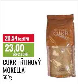 CUKR TŘTINOVÝ MORELLA 500g 