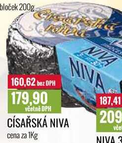 CÍSAŘSKÁ NIVA cena za 1Kg 