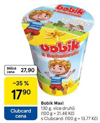 Bobík Maxi, 130 g, více druhů 