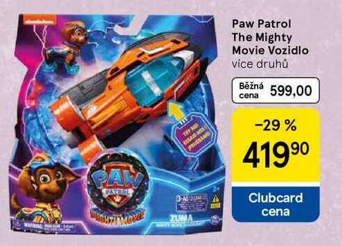 Paw Patrol The Mighty Movie Vozidlo, více druhů 