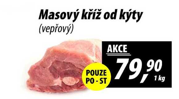 Masový kříž od kýty (vepřový), 1 kg 