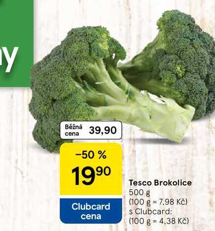 Tesco Brokolice, 500 g