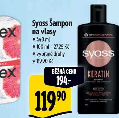  Syoss Šampon na vlasy   440 ml  