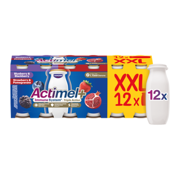 Actimel Triple Action Borůvka - Ostružina / Jahoda - Granátové jablko