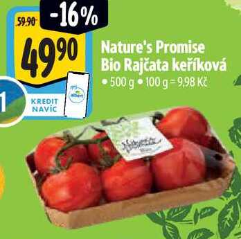 Nature's Promise Bio Rajčata keříková, 500 g 