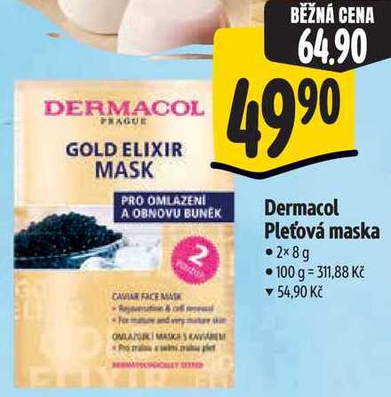 Dermacol Pleťová maska, 2x 8 g