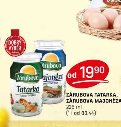 ZÁRUBOVA TATARKA, ZÁRUBOVA MAJONÉZA 225 ml 