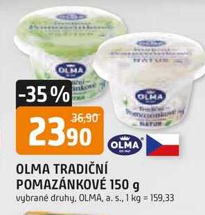 Olma Tradiční pomazánkové natur 150g