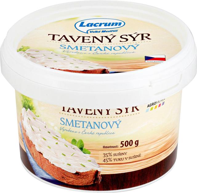 Tavený sýr smetanový tsv. 45%