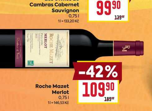 Roche Mazet Merlot 0,75l