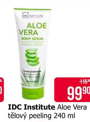 IDC Institute Aloe Vera tělový peeling 240 ml  