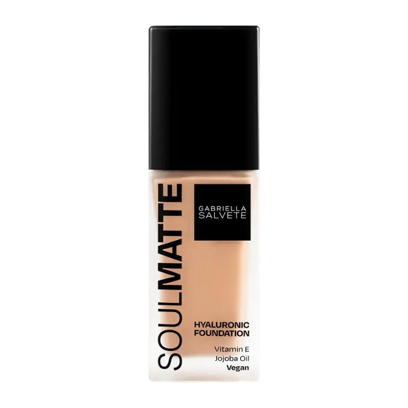 Gabriella Salvete Make-up Soulmatte Foundation Hyaluronic 04 Warm Golden Sand, 1 ks