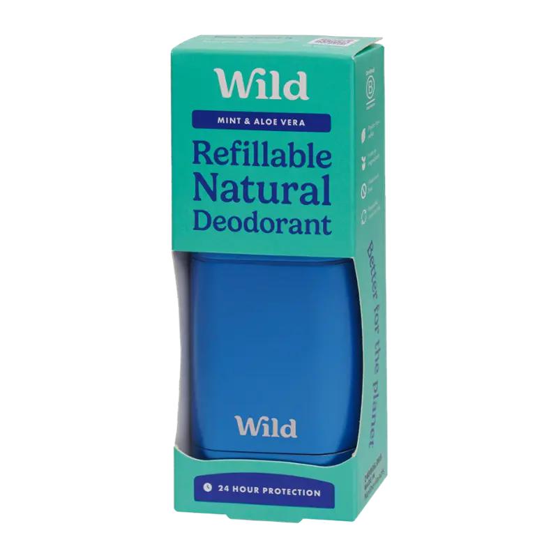 Wild Deodorant tuhý Starter Mint & Aloe Vera, 40 g