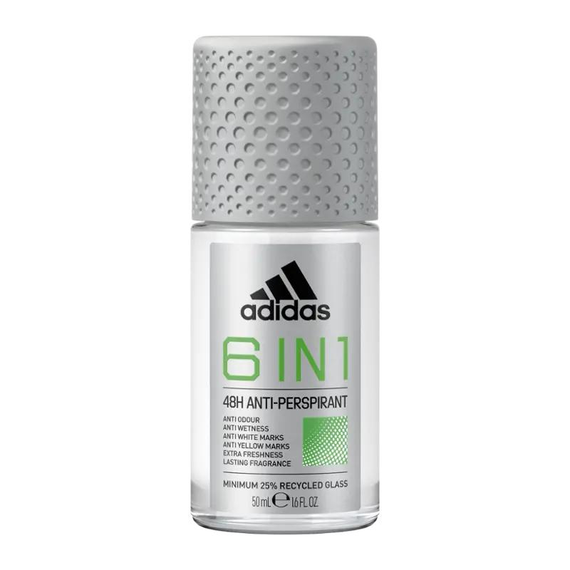 adidas Antiperspirant roll-on pro muže 6 in 1, 50 ml