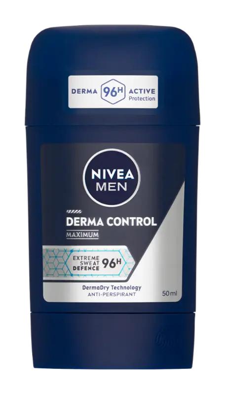 NIVEA Men Antiperspirant tuhý pro muže Derma Dry Control, 50 ml