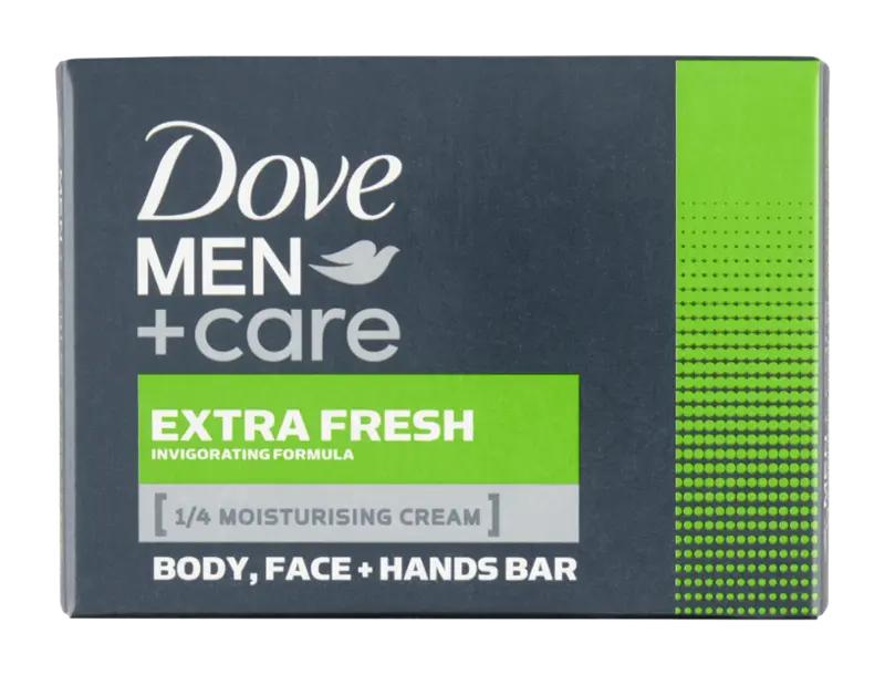 Dove Men Tuhé mýdlo Extra Fresh pro muže, 90 g