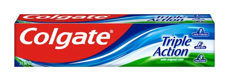 Colgate Zubní pasta Triple Action Original Mint, 75 ml